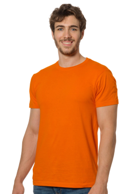 T-SHIRT COTONE 135 GR TUBOLARE ARANCIO