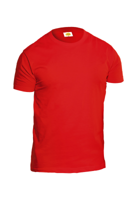 T-SHIRT COTONE 135 GR TUBOLARE ROSSA