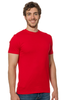 T-SHIRT COTONE 135 GR TUBOLARE ROSSA