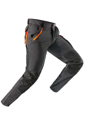PANT.90%POLIAM 10%SPANDEX GRIGIO/ARANCIO