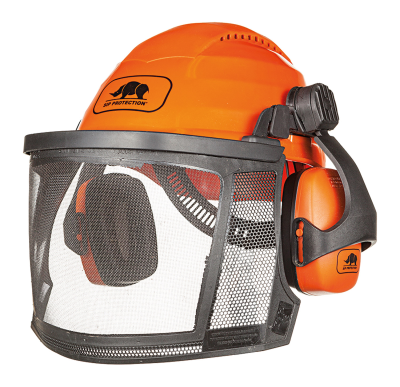 KIT FORESTALE ELMETTO CUFFIA VISIERA RETE 4SD1
