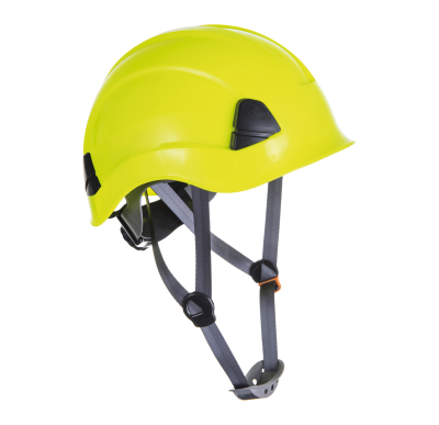 ELMETTO IN ABS CON SOTTOMENTO GIALLO