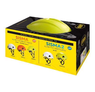 ELMETTO IN ABS CON SOTTOMENTO GIALLO