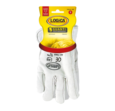 GUANTI FIORE BIANCO FELPATO CE
