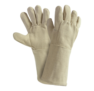 GUANTI COTONE  ANTICALORE CM.35 TG.U.