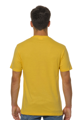 T-SHIRT COTONE 135 GR TUBOLARE GIALLA