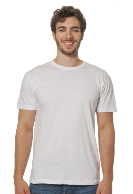 T-SHIRT COTONE 135 GR TUBOLARE BIANCA