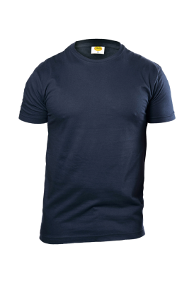 T-SHIRT COTONE 135 GR TUBOLARE BLU