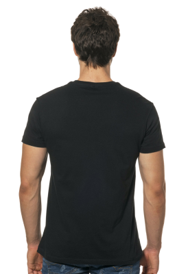 T-SHIRT COTONE 135 GR TUBOLARE NERA