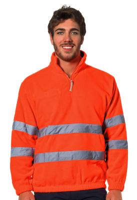 PYLE HV ZIP CORTA  ARANCIO C/BANDE