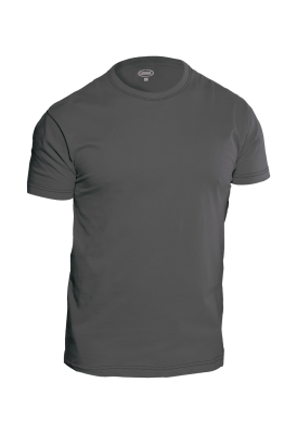 T-SHIRT M/C COTONE TOP 100% GRIGIO SCURO