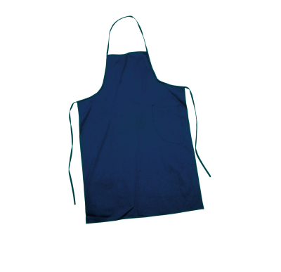 GREMBIULE COTONE BLU 70X90 CON TASCA