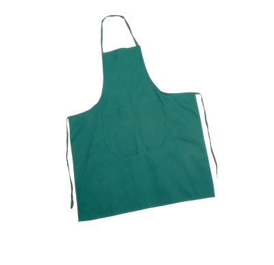 GREMBIULE COTONE VERDE 70X90 CON TASCA