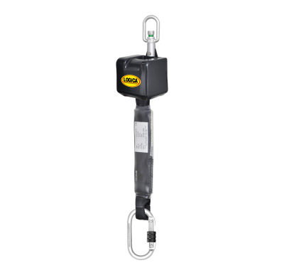 RETRATTILE A NASTRO C/ASSORBITORE 2,5 MT