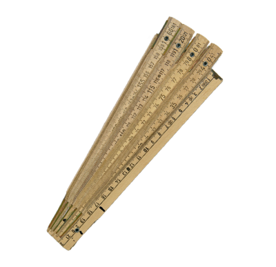 DOPPIO METRO LEGNO ACERO