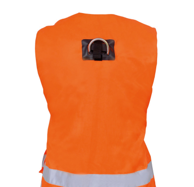 IMBRACATURA C/GILET MULTITASCHE ARANCIO