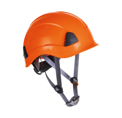 ELMETTO IN ABS CON SOTTOMENTO ARANCIO