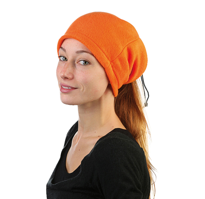 FASCIA ARANCIO MULTIUSO PILE C/ELASTIC