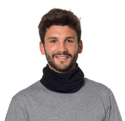 FASCIA NERA MULTIUSO IN PILE C/ELASTIC