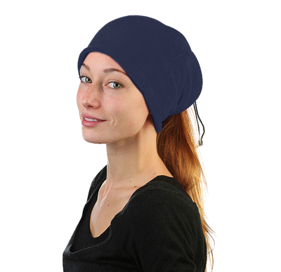 FASCIA NAVY MULTIUSO IN PILE C/ELASTIC