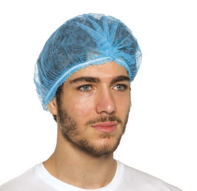 CUFFIA PLP MONOUSO UNISEX AZZURRO 100PZ