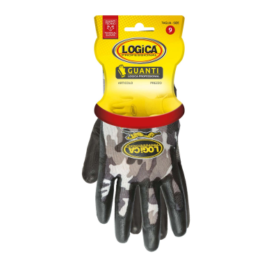 GUANTO MIMETICO NYLON NERO P/MAGLIA