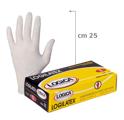 GUANTI LATTICE AQL1,5 100PZ C/POL