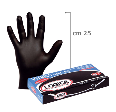GUANTO VINILE/NITR NERO CAT III CF.50 PZ