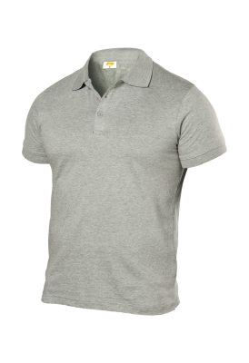 POLO JERSEY 165 GR. GRIGIO MELANGE