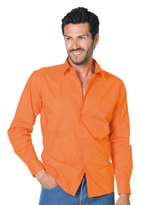 CAMICIA TELA ARANCIO