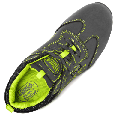 SCARPA BASSA NABUK GRIGIA/VERDE S3 SRA