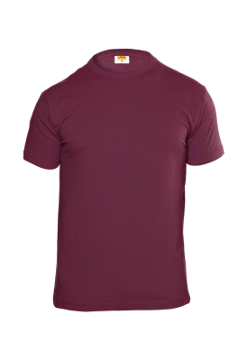 T-SHIRT COTONE 135 GR TUBOLARE BORDEAUX