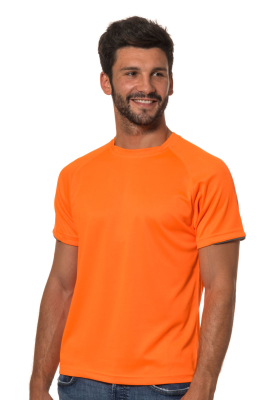 T-SHIRT 100% POLIESTERE 120 gr ARANCIO