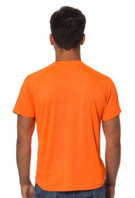 T-SHIRT 100% POLIESTERE 120 gr ARANCIO