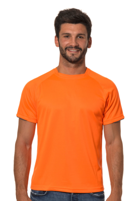 T-SHIRT 100% POLIESTERE 120 gr ARANCIO