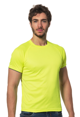T-SHIRT 100% POLIESTERE 120 gr GIALLA