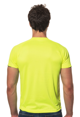 T-SHIRT 100% POLIESTERE 120 gr GIALLA