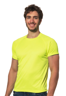 T-SHIRT 100% POLIESTERE 120 gr GIALLA
