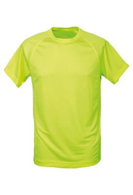 T-SHIRT 100% POLIESTERE 120 gr GIALLA