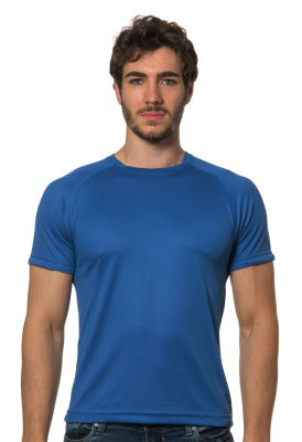 T-SHIRT 100% POLIESTERE 120 gr ROYAL