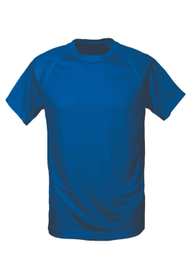 T-SHIRT 100% POLIESTERE 120 gr ROYAL