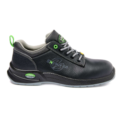 SCARPA BASSA PELLE NERA S3S FO SR ESD