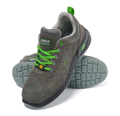 SCARPA BASSA SCAMOSCIATA GRIGIA S1PS FO SR ESD