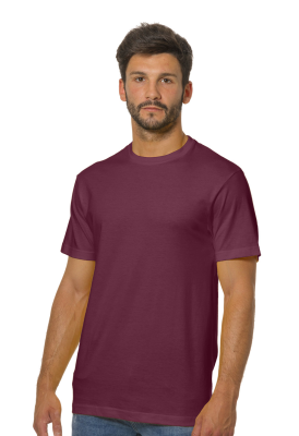 T-SHIRT COTONE 135 GR TUBOLARE BORDEAUX