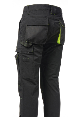 PANT.90%POLIAM 10%SPANDEX NERO/GIALLO