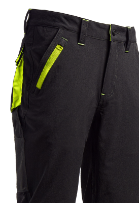 PANT.90%POLIAM 10%SPANDEX NERO/GIALLO