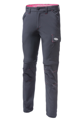 PANTALONE DONNA GRIGIO/FUCSIA ESTIVO