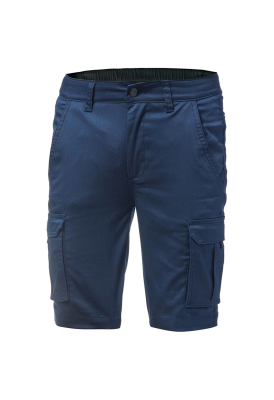BERMUDA POLYCOTONE STRETCH BLU 240 GR.