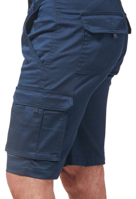 BERMUDA POLYCOTONE STRETCH BLU 240 GR.