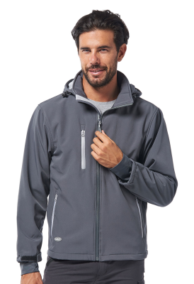 SOFT-SHELL GRIGIO/GRIGIO C/CAPP.STACCABILE - 1 - PZ